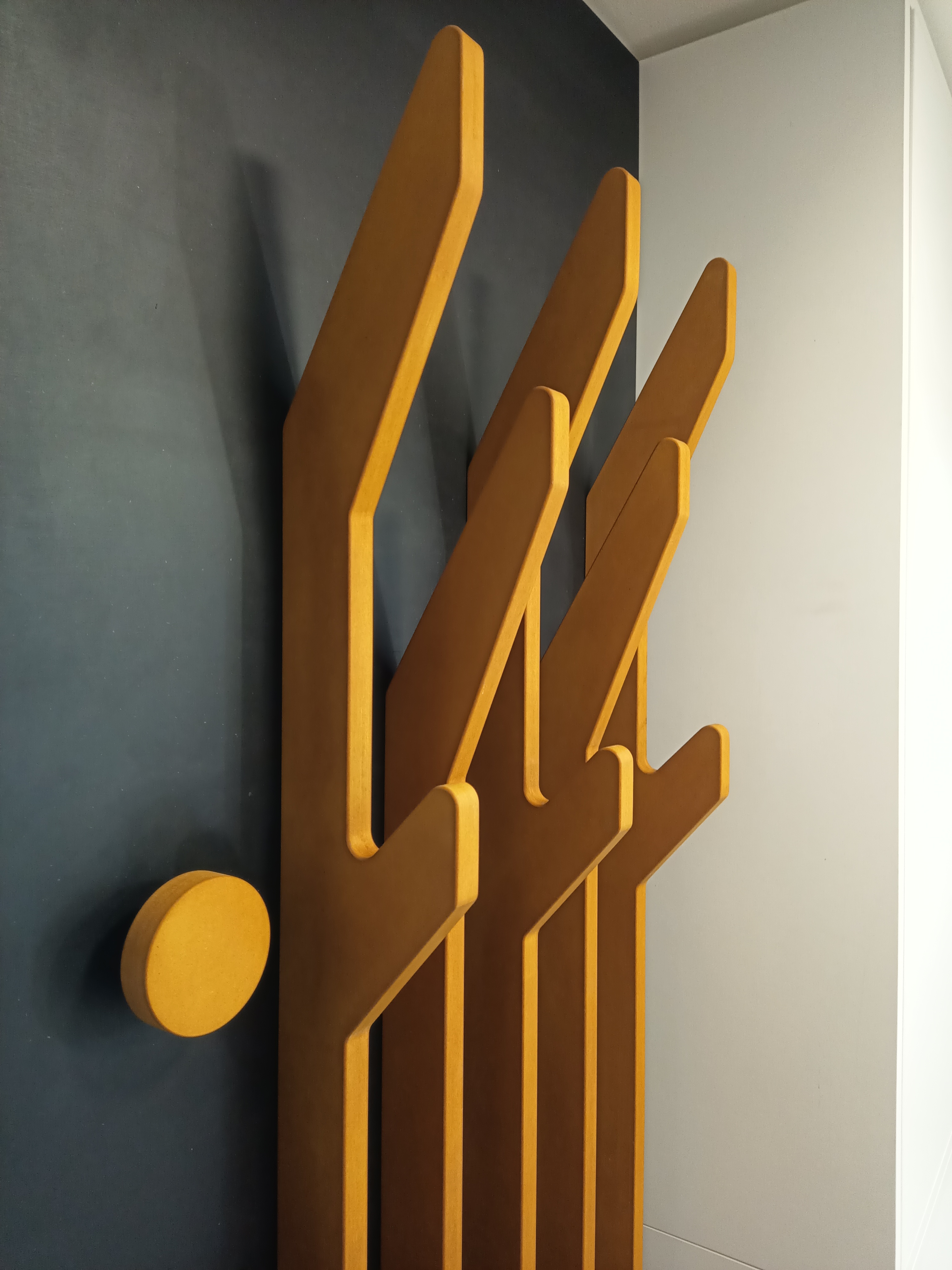 Moderni ulaz - detalj vješalice