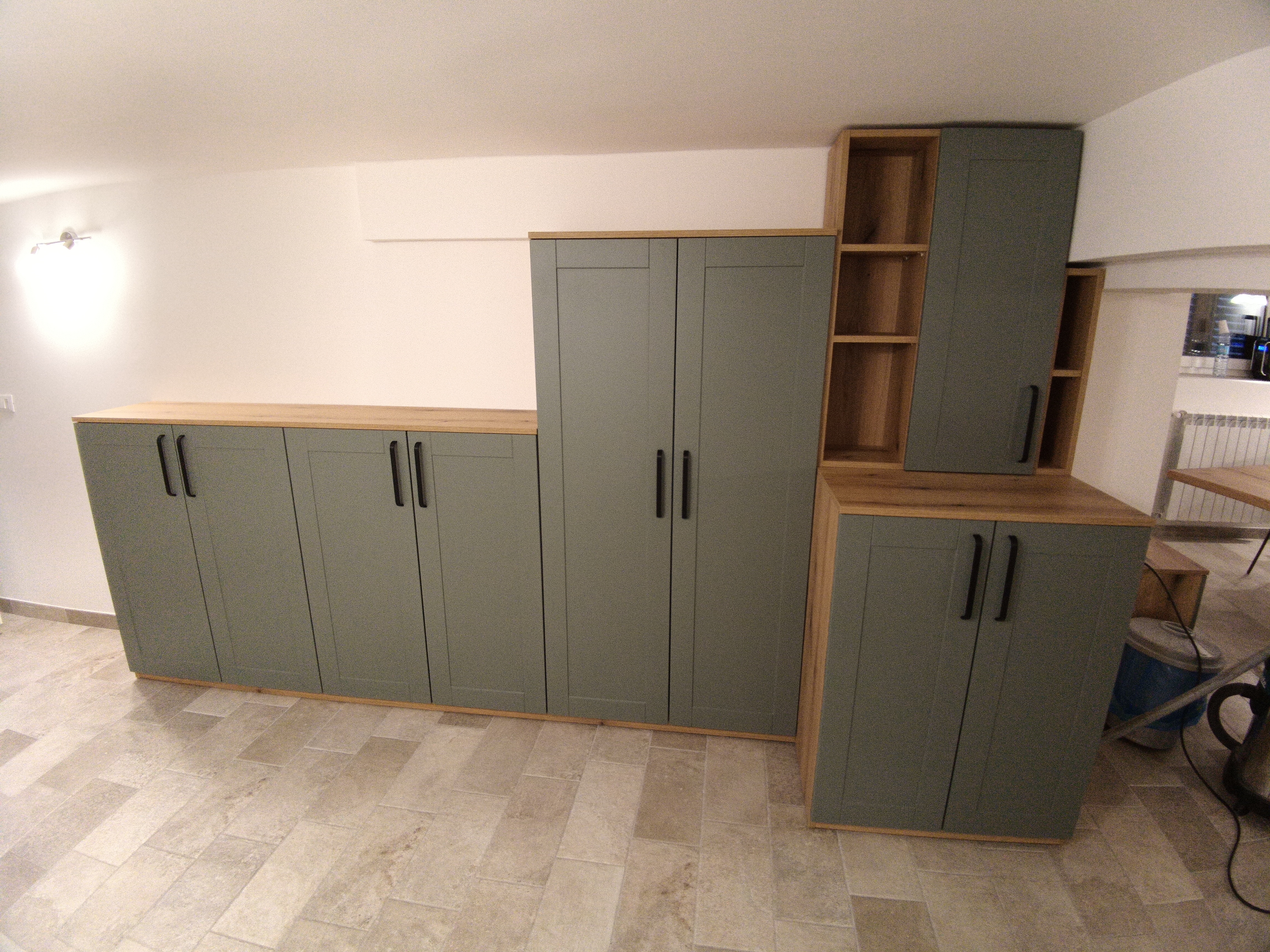 Zeleni ormarići - pogled 2