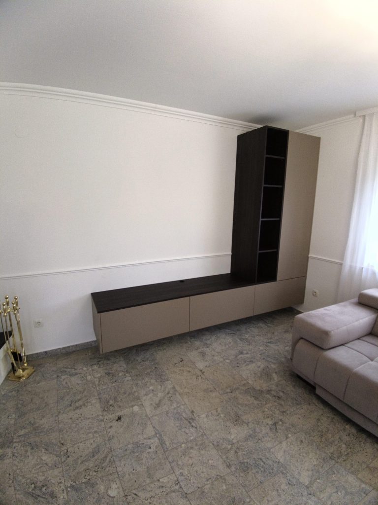 Medijska stijena u dnevnom boravku, detalj 2