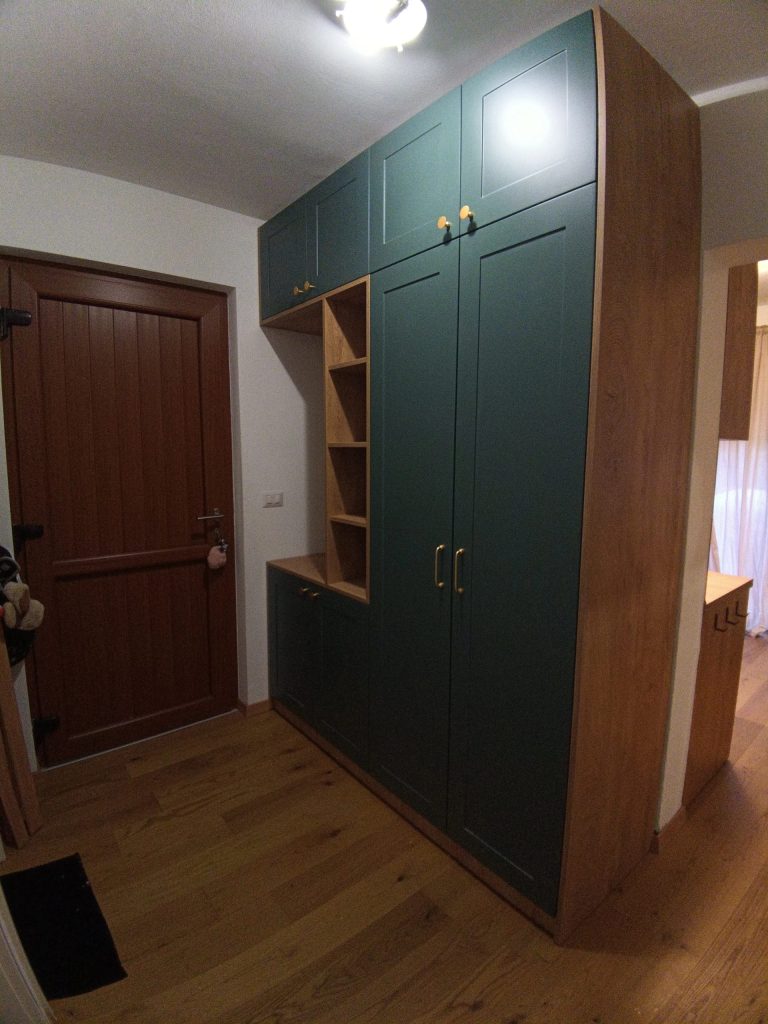 Zelena kuhinja s mramornom stijenkom, detalj 4
